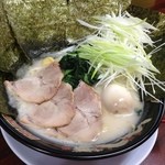 ラーメン神山 - H.27.6.25.夜 神山スペシャル塩らーめん 880円 + TPしらがねぎ 150円