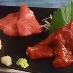 肉寿司 - 料理写真:馬刺しの盛り合わせ