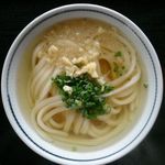 上野製麺所 - かけ（小）@上野製麺所（2015年11月某日）