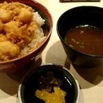 円山天ぷら　つかさ - 小海老天丼(大盛り)