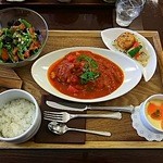 Cafe42 - ハーブチキンのラタトゥイユ添え