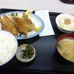 一富士 - 本日の定食　イカフライ　680円