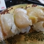 寿司虎 - 貝３種盛り