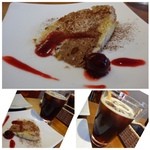 ピュールピュール - ◆デザート・・餡アイスとバニラアイス
ドリンクは「アイスコーヒー」を選びましたが、かなり薄め。(^^;)