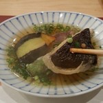 季節料理 成 - 椎茸、箸上げ