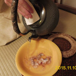 なかむら - ぐじの酒焼き→お湯を注いで、汁物として頂く