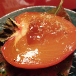 なかむら - 代白柿にアールグレイのゼリー