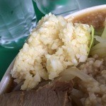 ラーメン つけ麺 今を粋ろ - 大蒜が凄い量、増しが増し増し