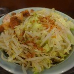 麺や あかつき - あえそば・野菜トッピング