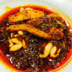 銀座 やまの辺 江戸中華 - 白子と油揚げの麻婆