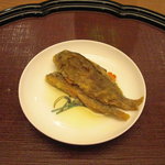 くずし懐石 縁 - あぶらめの新子。