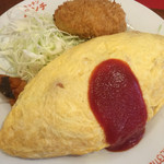 キッチン パンチ - オムライスとカニクリームコロッケ