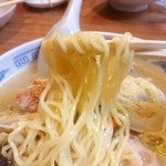 おやじ - 2015年11月　チャンポンの麺持ち上げ