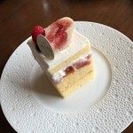 Cafe Riviere - イチジクのショートケーキ