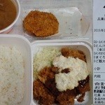 かつや - 【デリバリー】まぐろカツ弁当、メンチカツ、とん汁