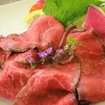 絶景レストラン うずの丘 - ローストビーフ1200円