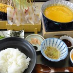 絶景レストラン うずの丘 - 海鮮うにしゃぶ3800円