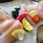 絶景レストラン うずの丘 - 鰆刺身(ハラミ)