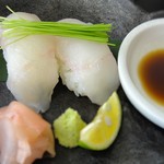 絶景レストラン うずの丘 - 美福鍋6500円コース・・・握り