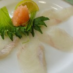 絶景レストラン うずの丘 - 美福鍋6500円コース・・・てっさ