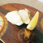 絶景レストラン うずの丘 - 美福鍋6500円コース・・・河豚焼き