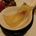 焼肉 矢澤 - 茗荷の浅漬けラビオリ仕立て