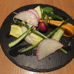焼肉 矢澤 - 季節の生野菜盛り合わせ