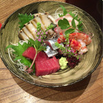 日本料理 とくを - 刺身盛合せ　2015年11月