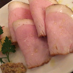 アードベッグ ハイボール バー - 豚のハム、スモークが効いてて超ウマ！！