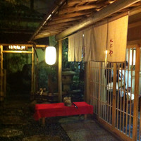 貴船べにや - 入り口
                
                暗がりの中で暖かそうな灯りが迎えてくれました