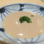 鮨 はしもと - 2015/11_かわはぎの肝醤油