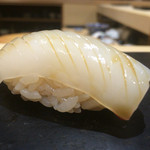 鮨 はしもと - 2015/11_にぎり②墨烏賊