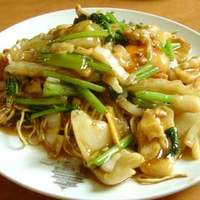 横浜中華街 北京飯店 - 五目焼きそば　１２６０円