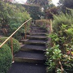 眞一館 宇津木亭 - 入口に続く階段です！