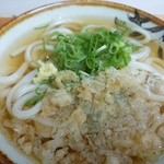 西端手打 上戸うどん - 下ろししょうがを乗せて出来上がり。