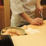 日本橋蛎殻町 すぎた - お弟子さん2015.11