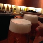 和彩弥 嶋川 - H.27.6.26.夜 生ビール vs 生ビール de 乾杯♪