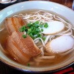 屋宜家 - セットの三枚肉そば＠やぎや