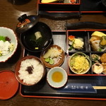 はも料理 魚市 - 今熊野弁当、鱧の落とし付