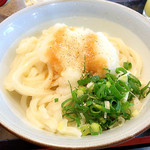 久五手打うどん - 醤油と生姜と胡麻をトッピング！