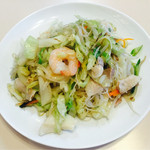 銀龍閣 - 焼きビーフン