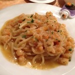 Espetalia - H.27.11.25.昼 パスタランチ 900円のシェフのきまぐれパスタ(海老のラグーソーススパゲッティ)