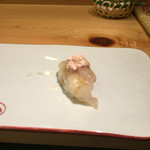 幸寿し - カワハギ肝付