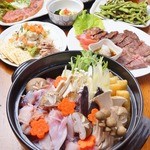 虎ノ門 個室居酒屋 魚の敬次 - 鍋付ｺｰｽ登場