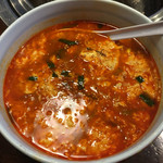焼肉冷麺やまなか家 - ランチ ユッケジャンクッパ 2015年11月