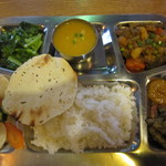 マチャプチャレ - ランチダルバート♪バスマティ＆日本米MIX☆