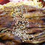 地魚料理　小松 - 「煮あなご丼」（はかりめ丼）アップ