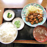 Oshokujidokoro Daikichi - 鶏丁定食（大盛）（２０１０年７月）