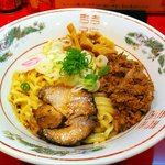 今日のオーダー　「白金豚旨味そば」　旨し！