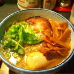 群青 - 魚介系鶏白湯醤油中華そば　大盛